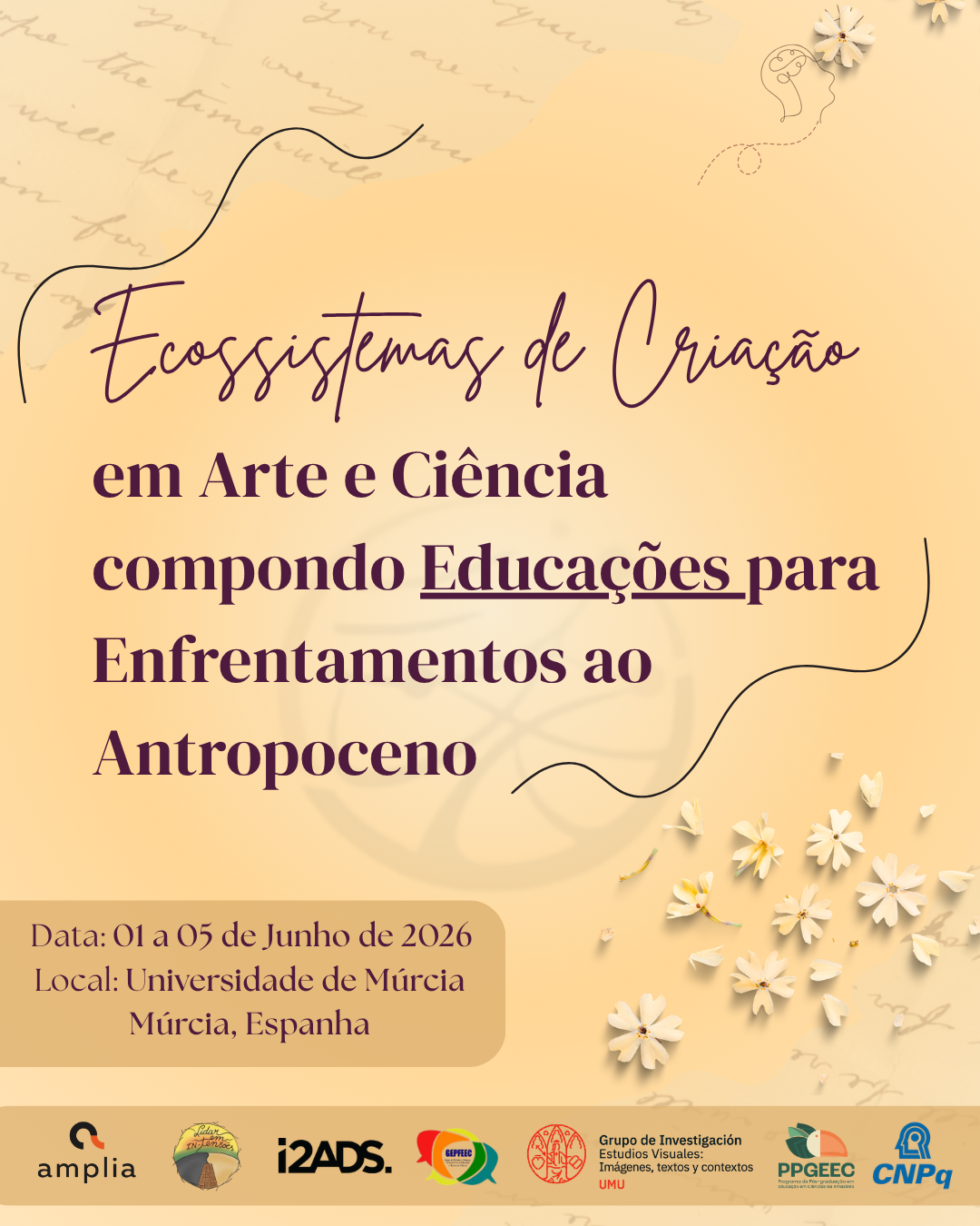 Card do workshop Ecossistemas de Criação em Arte e Ciência